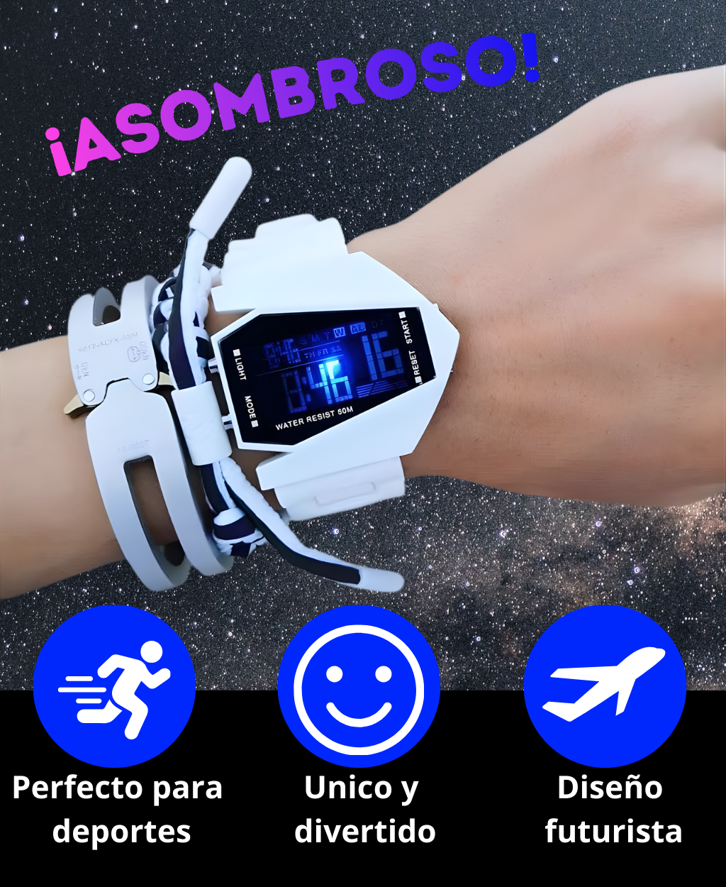 Reloj LED Avión